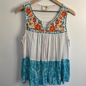 Savanna Jane top. Sz Lg